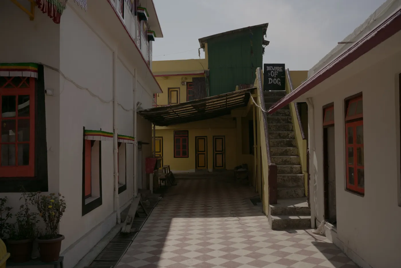 Beware of the Dog: Buddhists temple in West Bengal