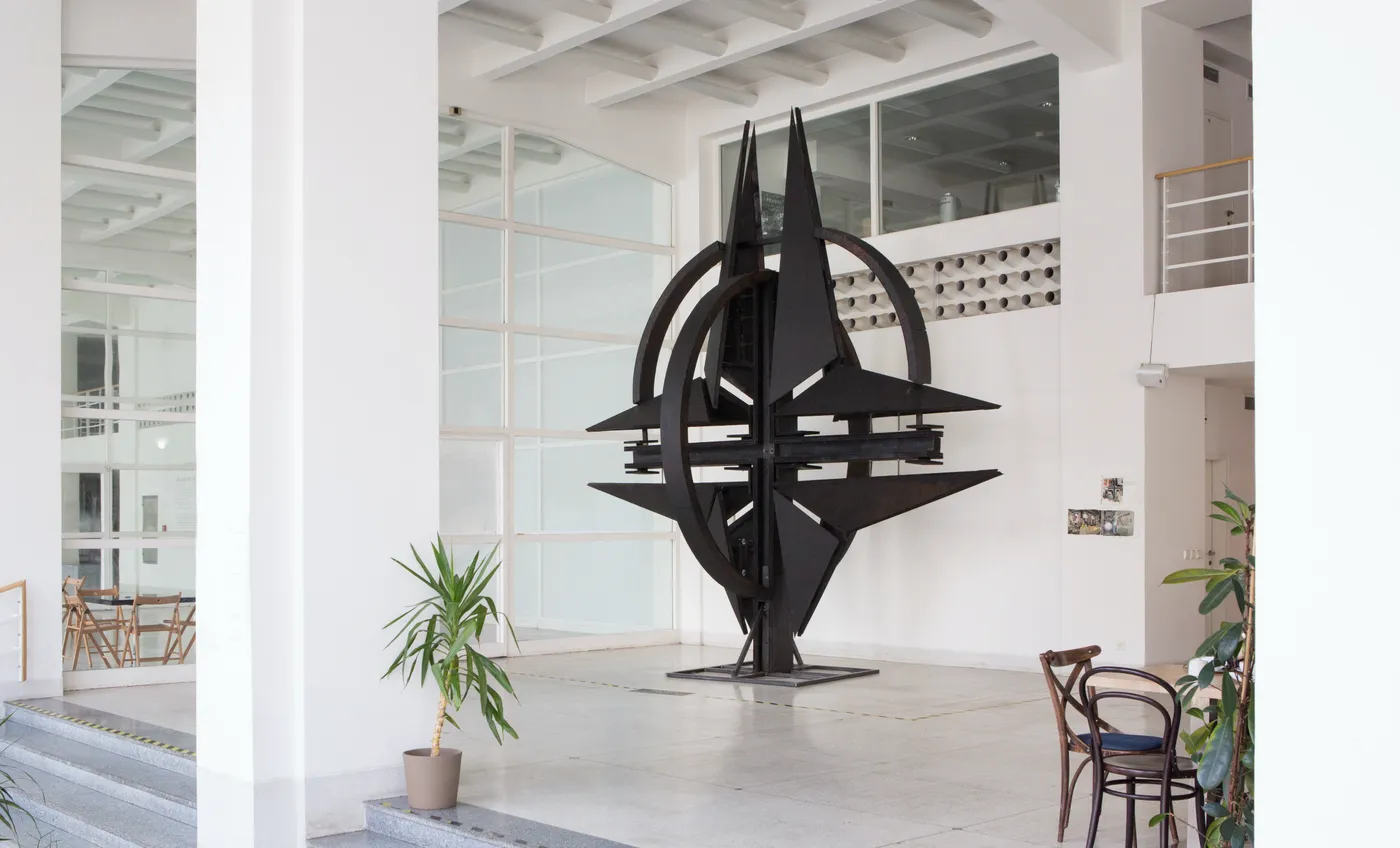 Installation in the National Gallery in Prague